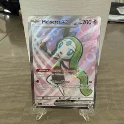 Meloetta ex - 159/086 BLK Ultra Rare SV: Black Bolt NM - Image 1