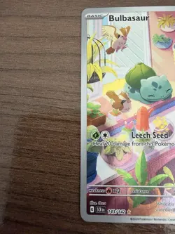 Bulbasaur 143/142 | Illustration Rare | Scarlet & Violet Stellar Crown | NM/Mint - Image 3