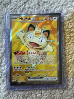 Meowth Ex 107/088 Perfect Order Pokemon Card Near Mint - Image 1