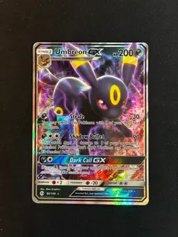 Umbreon GX Ultra Rare SM Base Set 80/149 LP - Image 1
