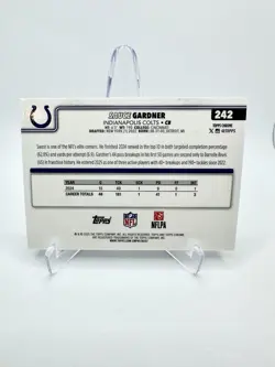 2025-26 Topps Chrome Football - Sauce Gardner Pink Wave Refractor /250! Colts - Image 2