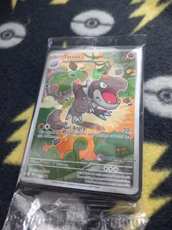 SEALED Pokemon Centre Stamped Tyrunt 070 Black Star Promo Perfect Order Etb Card - Image 2