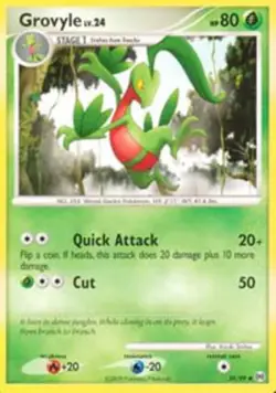 Grovyle - 39/99 - Uncommon LP, English Pokemon Arceus - Image 1
