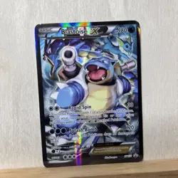 Pokemon TCG Blastoise EX XY122 Full Art Holo Black Star Promo - Image 1