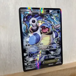 Pokemon TCG Blastoise EX XY122 Full Art Holo Black Star Promo - Image 2