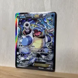 Pokemon TCG Blastoise EX XY122 Full Art Holo Black Star Promo - Image 3