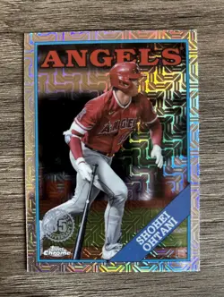 2023 Topps Series 2 - 1988 Topps Chrome Silver Pack Mojo Shohei Ohtani #2T88C-25 - Image 1