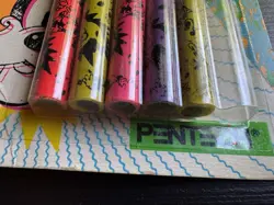 Vtg 90s Toys R Us Mickey Mouse Neon Cosmick Pencils Pentech Bonded Lead Set - Image 4