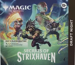 Sealed Secrets of Strixhaven Draft Night Box Magic MTG PRESALE - Image 1