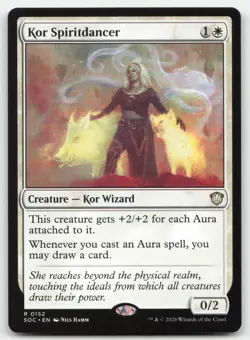 Kor Spiritdancer 152 SOC Commander: Secrets of Strixhaven Magic MTG NM - Image 1