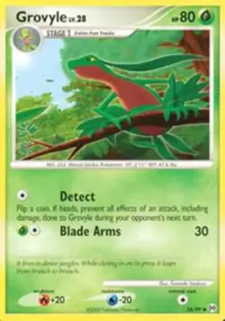 Grovyle - 38/99 - Uncommon NM, English Pokemon Arceus - Image 1