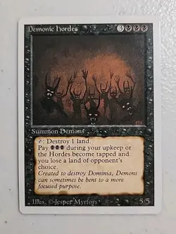 Demonic Hordes Revised Edition Regular MTG - Image 1