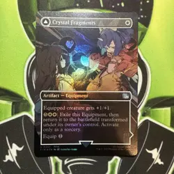 Crystal Fragments (Borderless FOIL) U 0357 Final Fantasy Magic Mtg - Image 1