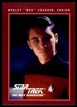 Impel - Star Trek 25th Series 1 (1991) Wesley "Wes" Crusher, Ensign #120 - Image 1