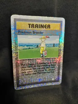 Trainer Pokemon Breeder 102/110 2002 Reverse Holo MP - Image 1