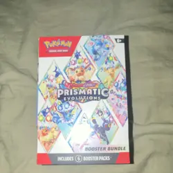 Pokemon Scarlet & Violet Prismatic Evolutions Booster Bundle Box 6 Booster Packs - Image 1