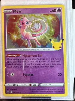 Mew 011/025 Holo R Celebrations Pokemon NM/M CEL - Image 1