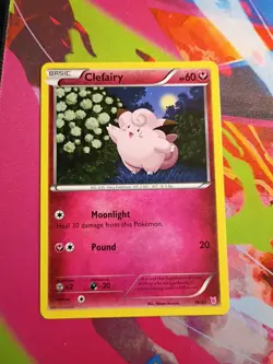 Clefairy 19/30XY Trainer Kit: Bisharp & Wigglytuff Pokemon - Image 1