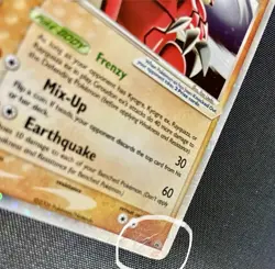 2006 Pokemon Black Star Promo #038 Groudon EX-HOLO Silver Border Vintage - Image 3