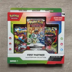 Pokemon First Partner Illustration Series 1 Promo Booster Box - Image 1