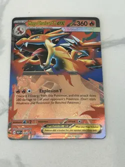 Pokemon Mega Charizard Y EX MEP 030 Full Art Foil 360 HP 280 Attack - Image 1
