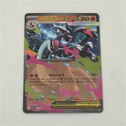 Pokemon Mega Charizard X GX MEP 029 Full Art Holo GX Dragon 360 HP English - Image 1