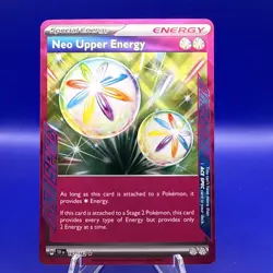 NM-Mint, English - 1 x Pokemon Neo Upper Energy - 162/162 - Ace Rare Scarlet & V - Image 1
