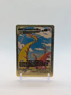 Pokemon🔥CENTISKORCH VMAX TG15/TG30🔥GOLD FOIL Custom Card🔥Lost Origin🔥 - Image 1