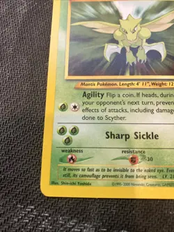 Pokemon TCG Scyther Neo Destiny 55/105 Regular Unlimited Uncommon Nm - Image 3
