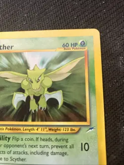 Pokemon TCG Scyther Neo Destiny 55/105 Regular Unlimited Uncommon Nm - Image 5