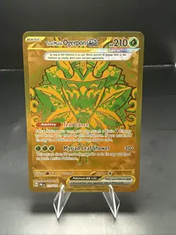 Pokemon Teal Mask Ogerpon EX 177/131 Gold Prismatic Evolutions Hyper Rare NM - Image 2