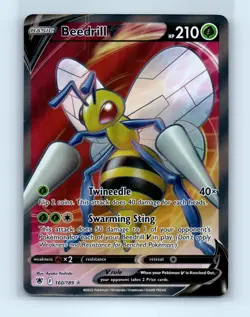Pokemon tcg SWSH10: Astral Radiance Beedrill V (Full Art) Near Mint or Better - Image 1