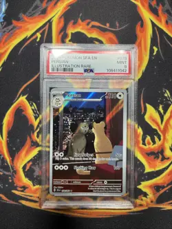 2024 Pokemon—Persian #078 Shrouded Fable—Illustration Rare Holo PSA 9 - Image 3