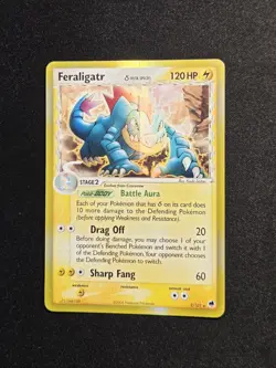 Feraligatr (Delta Species) 2/101 Holo Rare 2006 EX Dragon Frontiers Pokemon TCG - Image 1