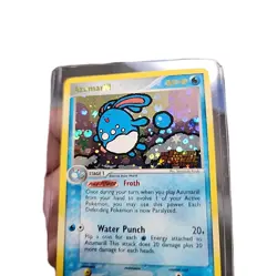 Pokemon TCG Azumarill Holo EX Team Rocket Returns Stamp MP 1/109 - Image 3