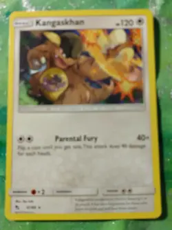 Kangaskhan RARE Hidden Fates Pokemon TCG Card 47/68 - Image 1