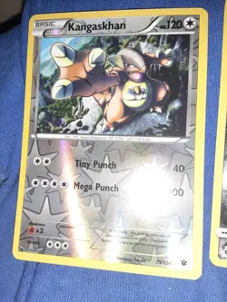 Pokemon TCG Kangaskhan Fates Collide 75/124 Reverse Holo Uncommon XY - Image 1