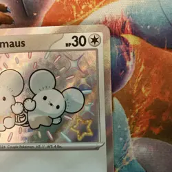 Pokemon TCG Tandemaus 209/091 SV Paldean Fates Shiny Rare - Image 4