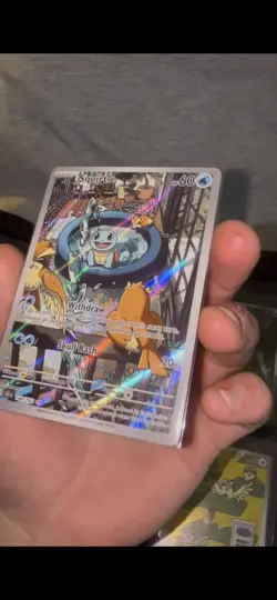 Squirtle 148/142 Stellar Crown Illustration Rare Pokemon - Image 2