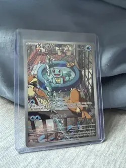 Squirtle 148/142 Stellar Crown Illustration Rare Pokemon - Image 5