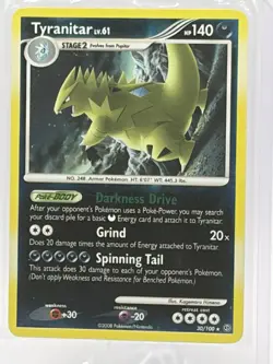 Pokemon TCG Tyranitar 30/100 Stormfront Reverse Holo - Image 2