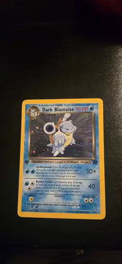 Dark Blastoise 3/82 Holo Rare 1st Edition LP Pokemon TCG Team Rocket - Image 1