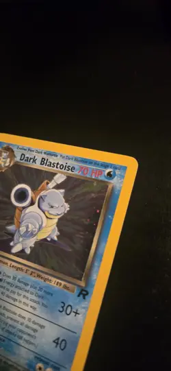 Dark Blastoise 3/82 Holo Rare 1st Edition LP Pokemon TCG Team Rocket - Image 3