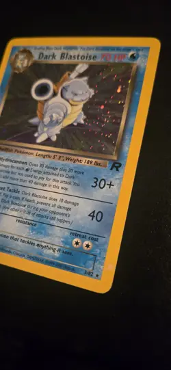 Dark Blastoise 3/82 Holo Rare 1st Edition LP Pokemon TCG Team Rocket - Image 4