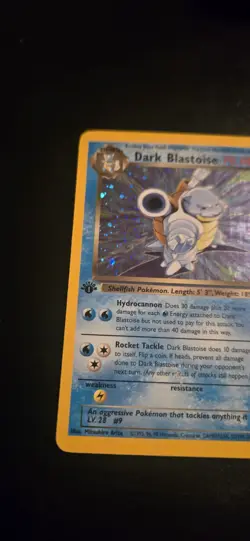 Dark Blastoise 3/82 Holo Rare 1st Edition LP Pokemon TCG Team Rocket - Image 5