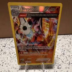 Pokemon Rhyperior (Omega) 77/160 XY Primal Clash 160 HP Holo Reverse Holo Engli… - Image 1