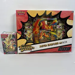 Pokemon TCG: Ascended Heroes Booster Bundle + Mega Emboar Ex Box Factory Sealed - Image 2