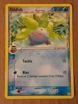 Pokemon Oddish 73/110 ex Holon Phantoms NM See Pictures - Image 1