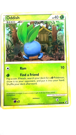 Oddish - 60/90 - Undaunted - Common - Pokemon Card - NM - Image 1