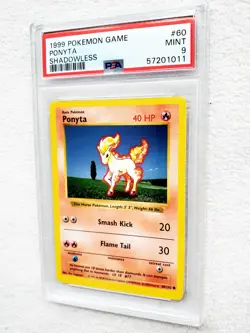 POKEMON TCG PONYTA Base Set Shadowless #60 PSA 9 MINT Non Holo WOTC 1999 - Image 4